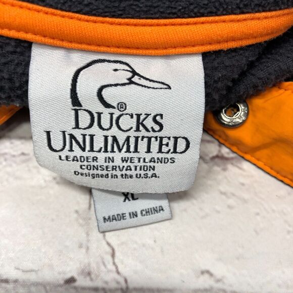 Duck Unlimited Men Pullover Fleece Sweater Sweatshirt Size XL X-Large M198 -15 - Picture 13 of 15
